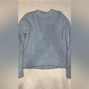 Universal Thread Women's Cowl Neck Sweater - Soft Blue